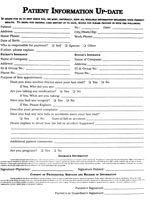 Returning Information Update Form